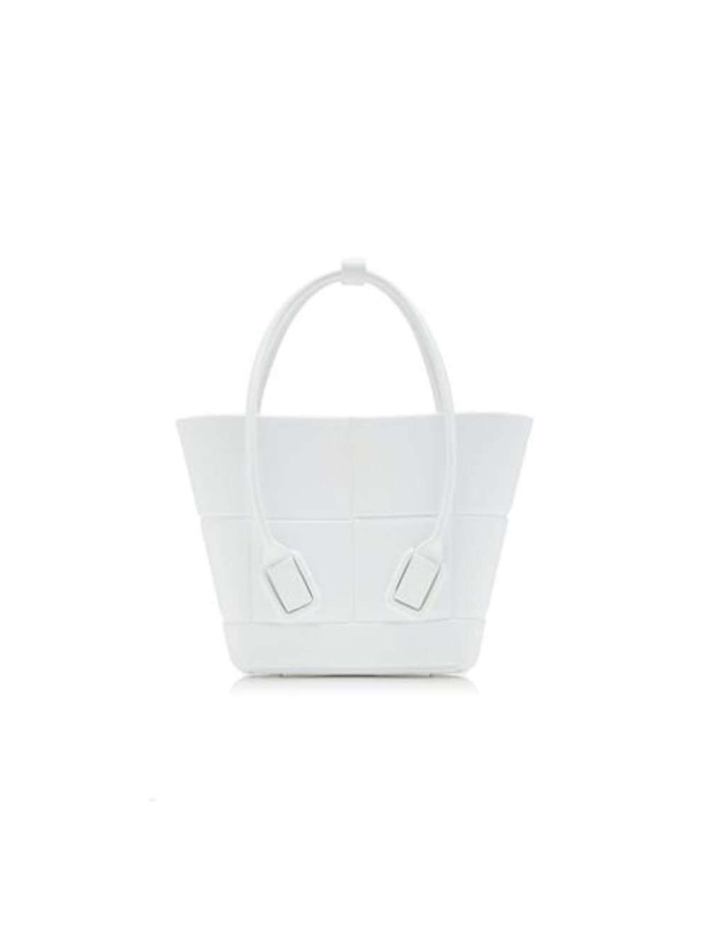 Bottega Veneta Mini Arco Tote Chalk White